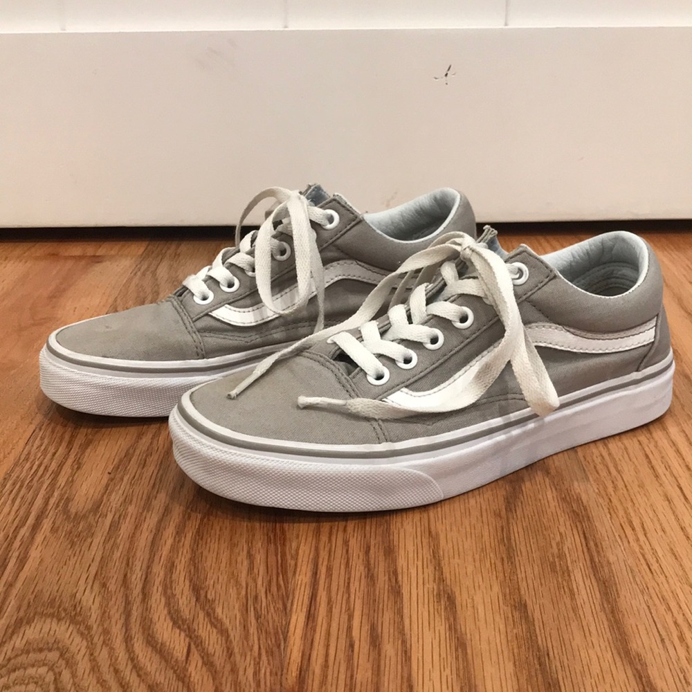 Grey Lace-up Vans